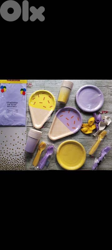 ice cream birthday supplies 4