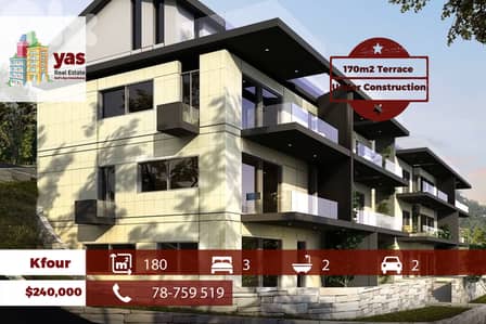Kfour 180m2 | 170m2 Terrace | Under Construction | Mountain View | EH