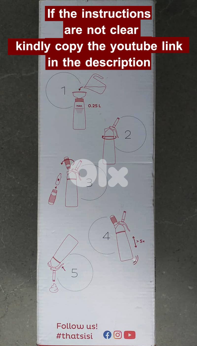 Pastry Whip Cream Maker from IsI (Austria) 30$ 2