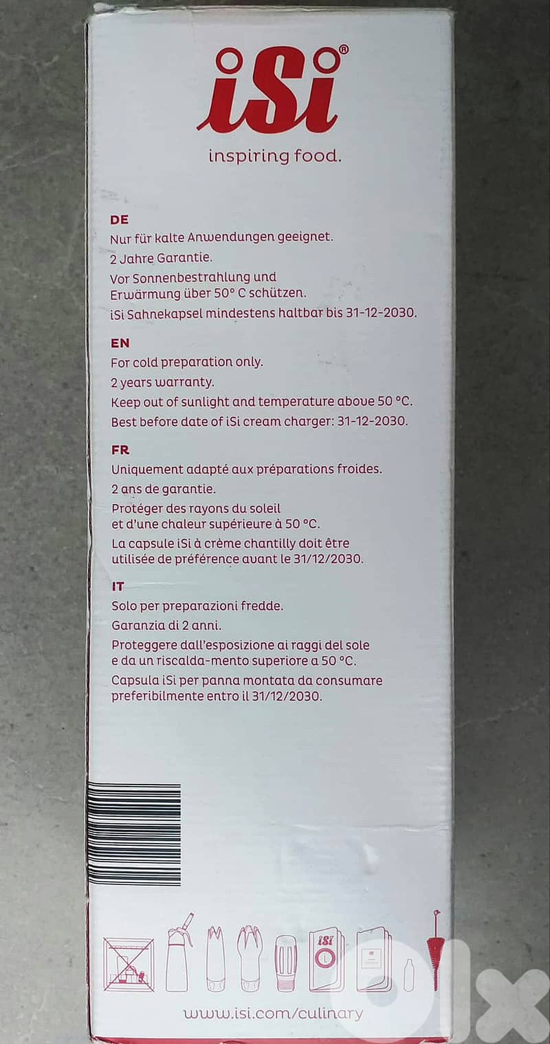 Pastry Whip Cream Maker from IsI (Austria) 30$ 4