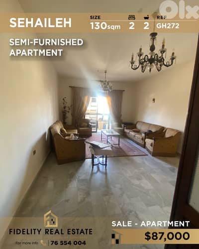 Apartment for sale in Sehaileh GH272 شقة  للبيع في سهيلة