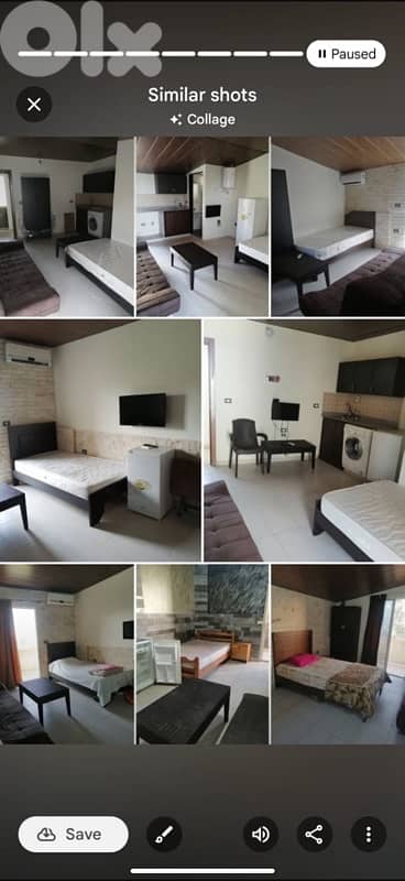 furnished studio in Bouar for rent 275$ 2