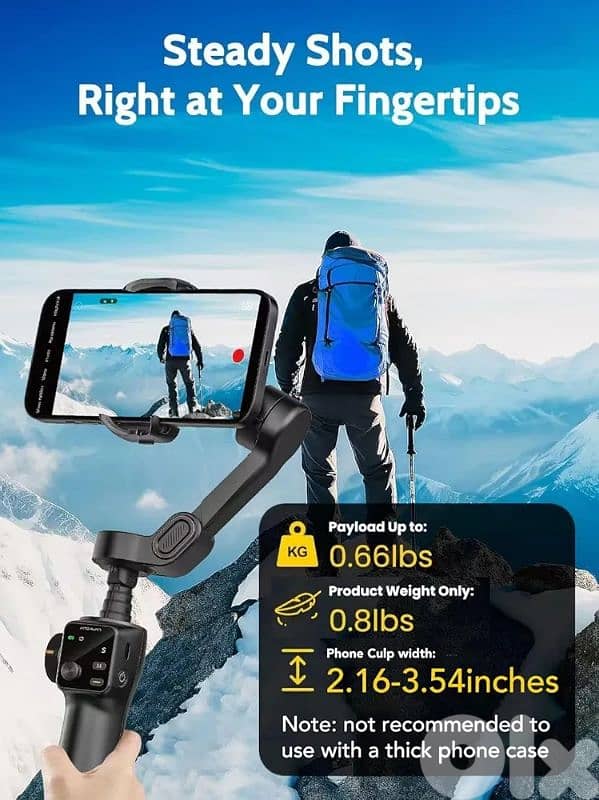 Gimbal v8 smart for shooting 6