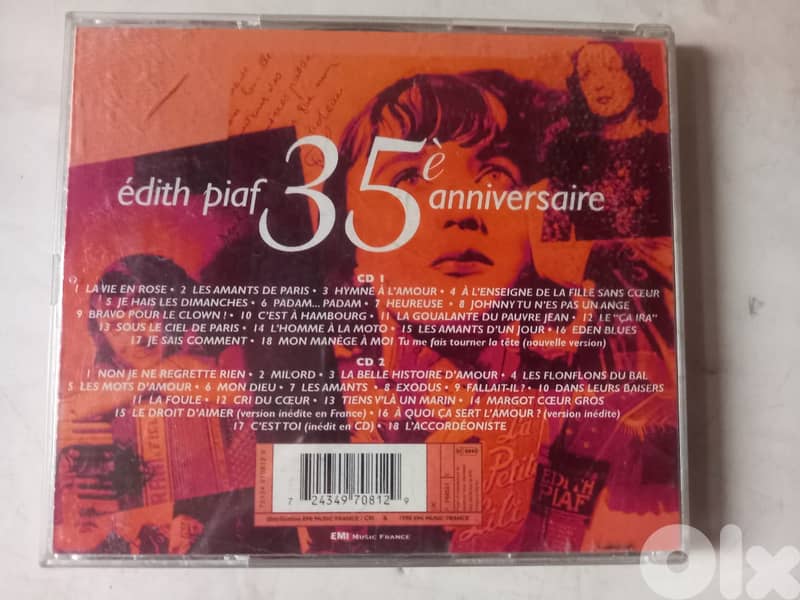 Edith Piaf coffret 2 CD : 35° anniversaire 2