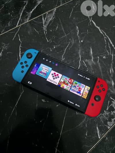 Nintendo switch OLED Modded 20+ Games + Dock