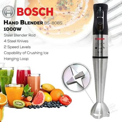 hand mixer bosch 1000watt stainless