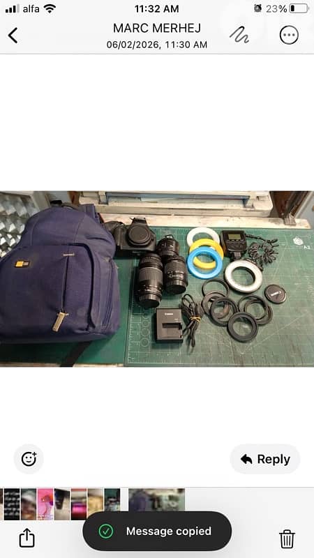 canon camera 1200D with accessories 2