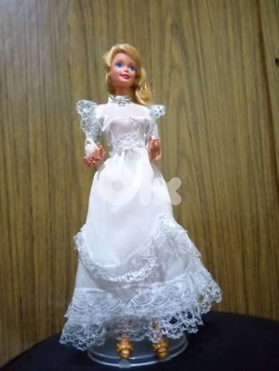 WEDDING PARTY Barbie Mattel1994 bride still good doll+necklace+shoes