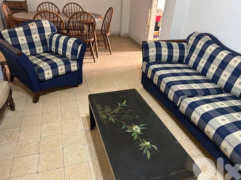 Living room - one sofa for 3 seaters and another single sofa 1