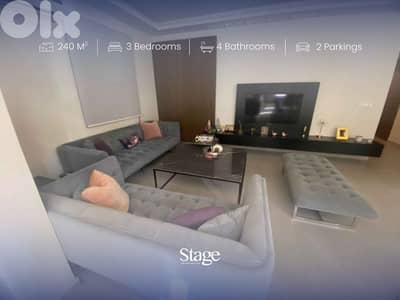 Furnished | Qennabet Broummana | Sea & Mountain View, قنابة برمانا