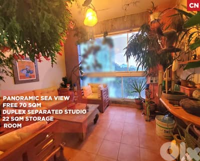 15 sqm terrace/AC/Ain Najm/  عين نجم Sea View ! REF#CN132423 !