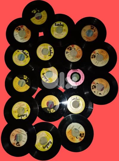 vinyl records dalida lot de 20 - 45 rpm