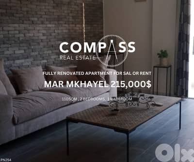 A fully renovated apartment in mar mkhayel