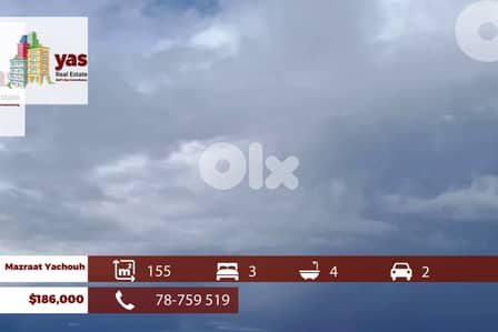 Mazraat yachouh 155m2 | Brand New | View | Mint Condition | JO/EW