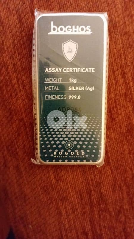 siver  bars kg.  999. . 0 1