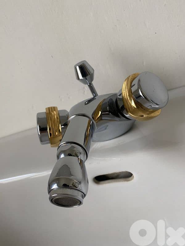 Grohe Chrome/Gold Faucet 1