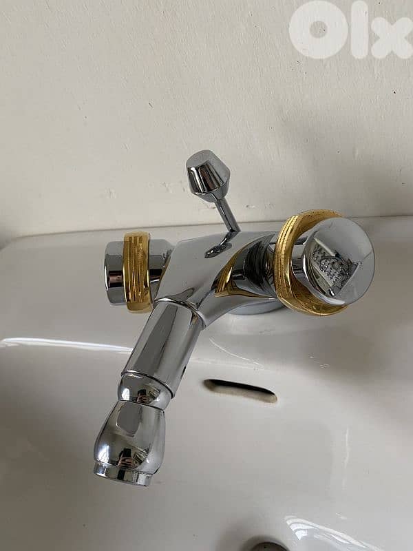 Grohe Chrome/Gold Faucet 2