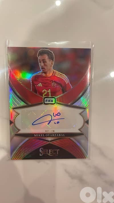 mikel oyerzabal fifa select autograph