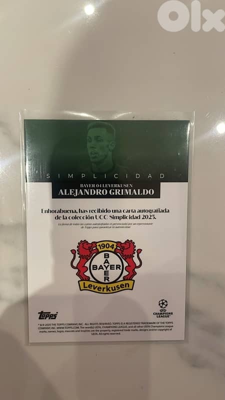 alejandro grimaldo autograph 1