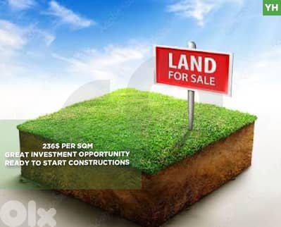 Ready to start constructions, 236$ per SQM halat/حالات REF#YH132204