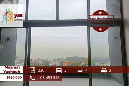 Mazraat yachouh 220m2 | Brand New Duplex | Prime Location | View | PM