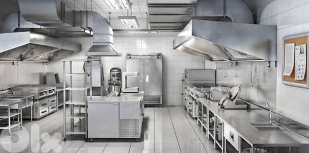 معدات مطعم مستعملة بسعر محروق