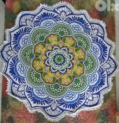 Mandala Round Backdrop