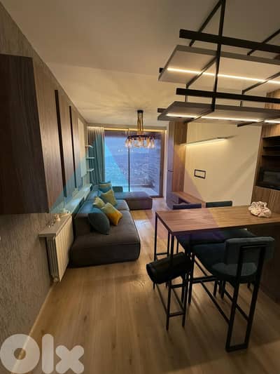 Furnished 1 bedroom Chalet+terrace+pool+view 4sale in Fakra - فقرا