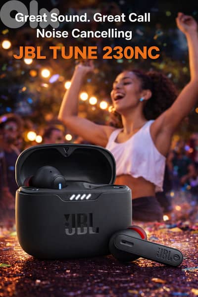 JBL Tune 230NC TWS True Wireless Noise Cancelling Earbuds, Pure Bass