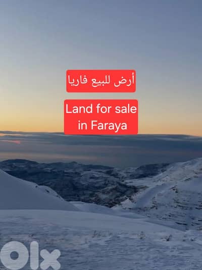 HOT DEAL Land for sale Faraya أرض للبيع فاريا