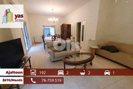 Ajaltoun 192m2 | Furnished | Well Maintained | Mountain View | KH
