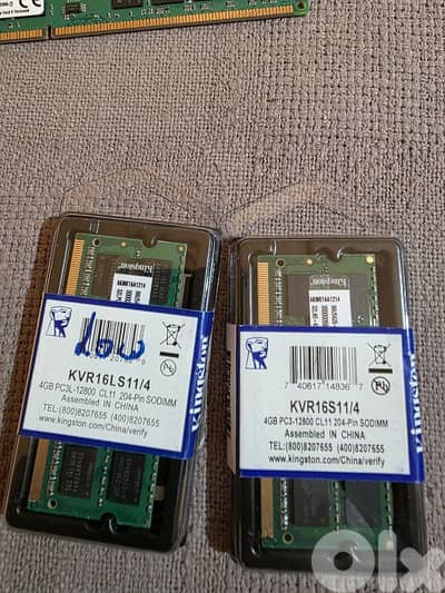 RAM KINGSTON DDR3 LAPTOP 4 GB