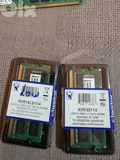 RAM KINGSTON DDR3 LAPTOP 4 GB