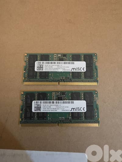 RAM 16 GB DDR5 5600 MICRON LAPTOP