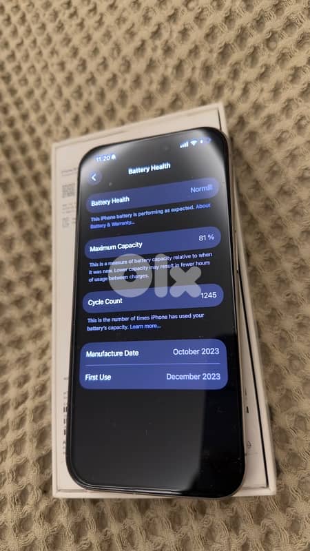 iPhone 15 pro 256gb + Apple Watch Series 6 44mm 5