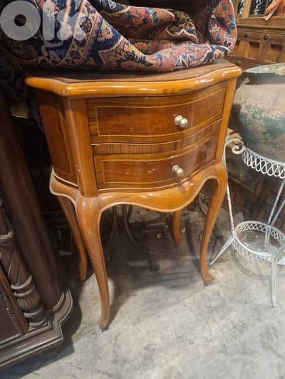 باهو ناعم خشب زيت مع جارور عدد٢ انتيك سعر لقطة