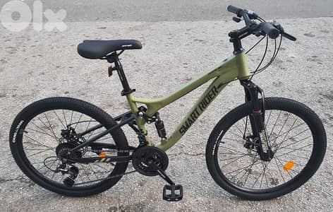 MTB BIKE double suspension 3x8 speed disc brakes