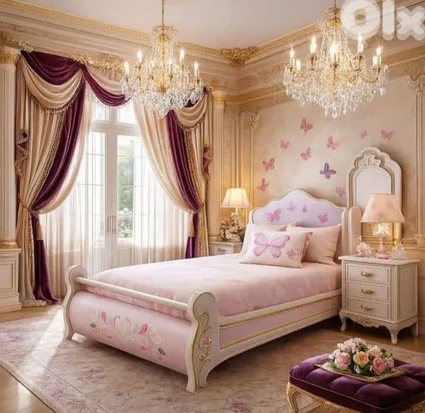 pink girl bed 2