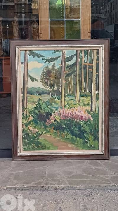 لوحة رسم زيتي اوروبية