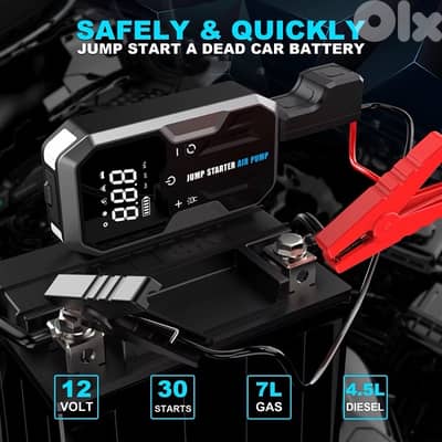 Jump Starter & Air Compressor High Quality Top