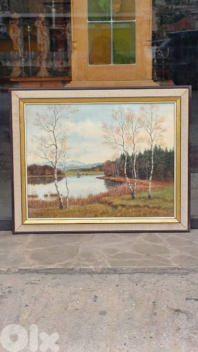 لوحة رسم زيتي اوروبية