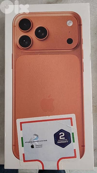 iphome 17 pro max 256gb warranty 2 years