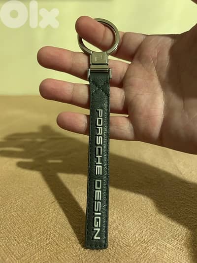 Porsche Design Long Leather keychain