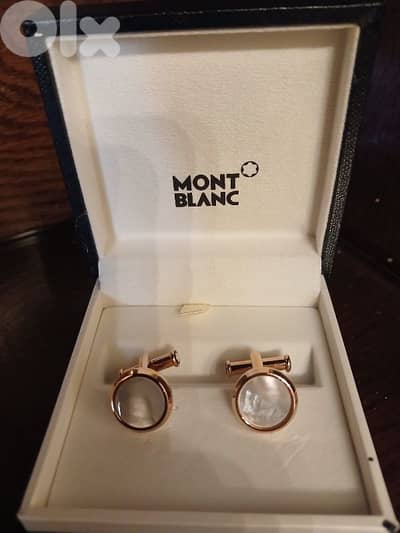Mont Blanc Authentic Cufflinks زرار قمصان مون بلان الأصلية