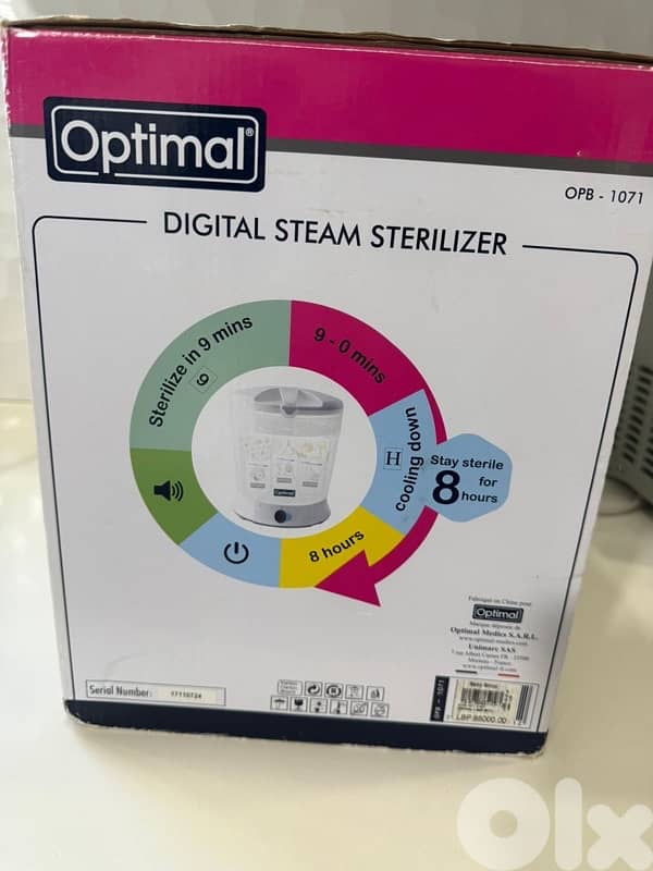 Optimal Digital Steam Sterilizer 2