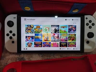 Switch Oled Modded with 128gb of games