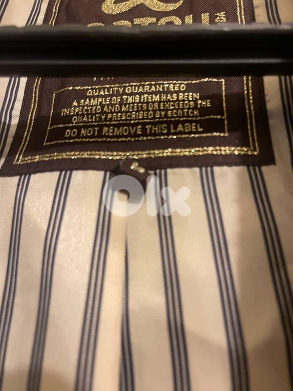 SCOTCH &SODA jacket mint condition 7