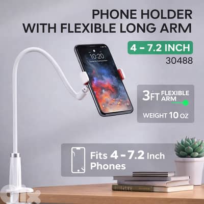 UGREEN PHONE HOLDER WITH FLEXIBLE LONG ARM 4 _ 7.2 INCH 30488