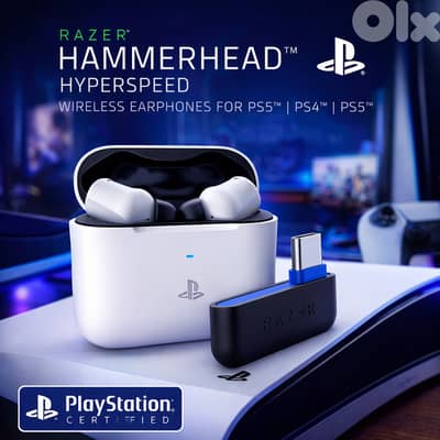 Razer Ps5 Hammerhead HyperSpeed Wireless Airpods new