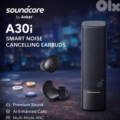 Soundcore A30i by Anker, Smart Noise Cancelling Earbuds